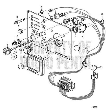 Volvo Penta Control Panel V2 881960